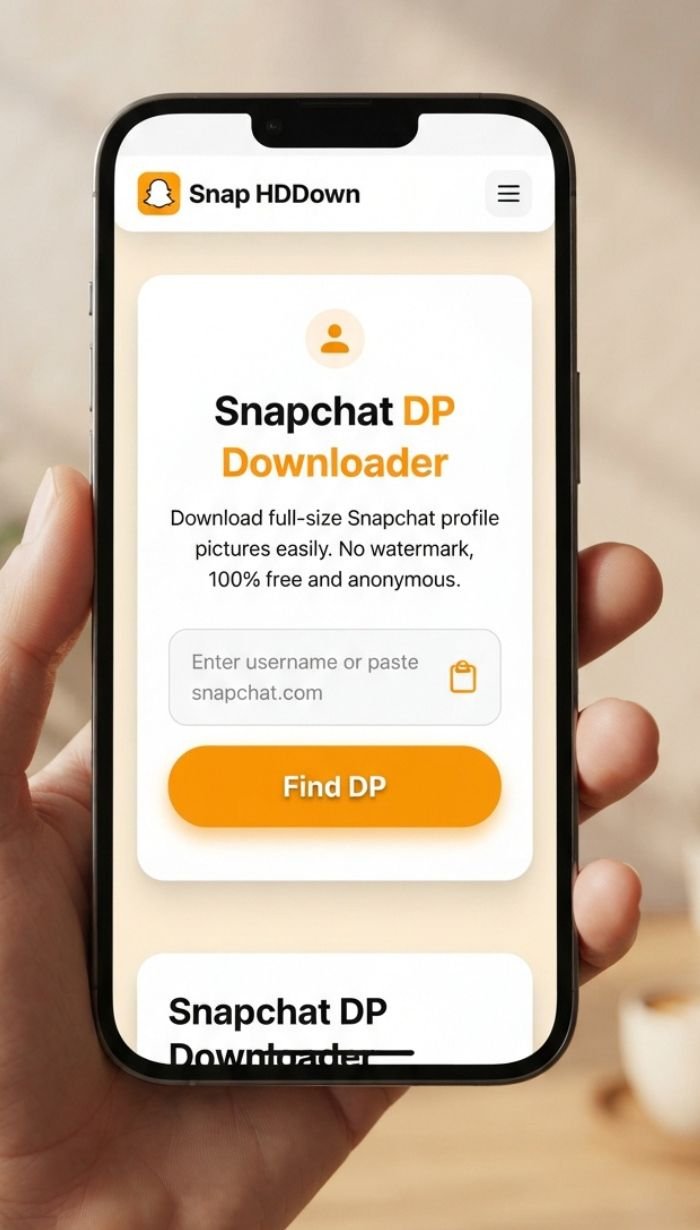 Enter a Snapchat username or profile link